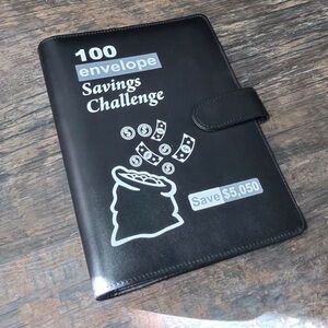 Black Savings Challenge Organizer Envelope